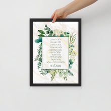 Load image into Gallery viewer, Blessing for Business Framed ברכת העסק
