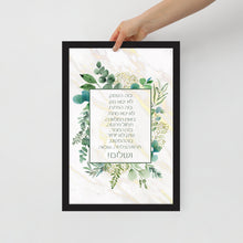 Load image into Gallery viewer, Blessing for Business Framed ברכת העסק