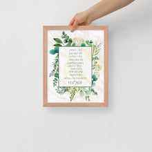 Load image into Gallery viewer, Blessing for Business Framed ברכת העסק