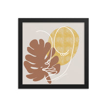 Load image into Gallery viewer, Facing to the sun Framed poster