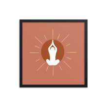 Load image into Gallery viewer, Meditation Sun Framed poster