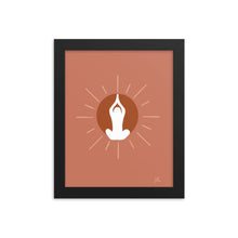 Load image into Gallery viewer, Meditation Sun Framed poster