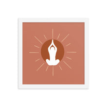 Load image into Gallery viewer, Meditation Sun Framed poster