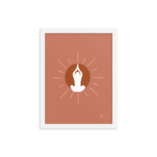 Load image into Gallery viewer, Meditation Sun Framed poster