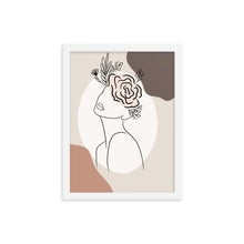 Load image into Gallery viewer, Be-you-tiful line art Framed poster