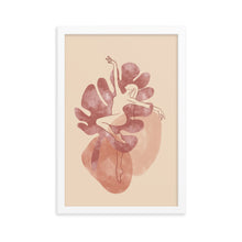 Load image into Gallery viewer, Dancing Heart Framed poster
