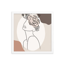 Load image into Gallery viewer, Be-you-tiful line art Framed poster