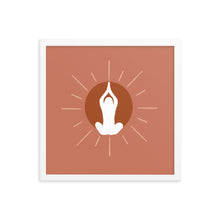 Load image into Gallery viewer, Meditation Sun Framed poster