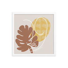 Load image into Gallery viewer, Facing to the sun Framed poster