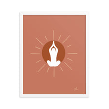 Load image into Gallery viewer, Meditation Sun Framed poster