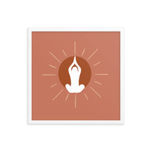 Load image into Gallery viewer, Meditation Sun Framed poster