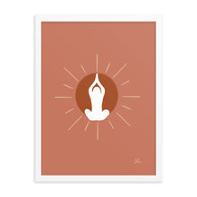 Load image into Gallery viewer, Meditation Sun Framed poster
