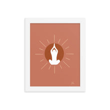 Load image into Gallery viewer, Meditation Sun Framed poster