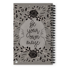Load image into Gallery viewer, Be your own muse Spiral notebook