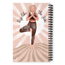 Load image into Gallery viewer, Rise like the sun Spiral notebook