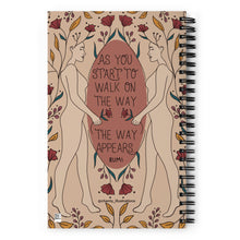Load image into Gallery viewer, Walk the way Spiral notebook