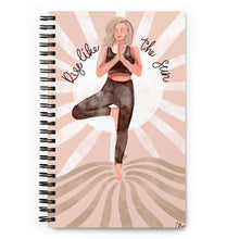 Load image into Gallery viewer, Rise like the sun Spiral notebook