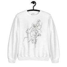 Load image into Gallery viewer, We are one Unisex Sweatshirt minimal line art