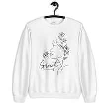 Load image into Gallery viewer, Growth Unisex Sweatshirt line drawing