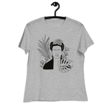Load image into Gallery viewer, "Frida" floral line art Women's T-Shirt