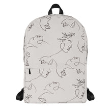 Load image into Gallery viewer, line art Backpack
