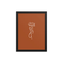 Load image into Gallery viewer, Grow yourself Framed poster
