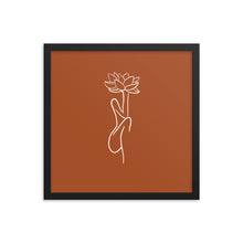 Load image into Gallery viewer, Grow yourself Framed poster
