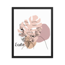 Load image into Gallery viewer, Evolve Framed poster
