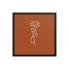Load image into Gallery viewer, Grow yourself Framed poster
