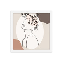 Load image into Gallery viewer, Be-you-tiful line art Framed poster

