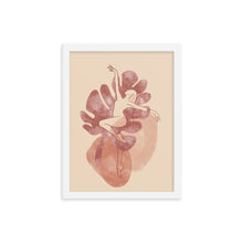 Load image into Gallery viewer, Dancing Heart Framed poster
