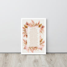 Load image into Gallery viewer, אשת חיל Framed poster
