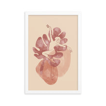Load image into Gallery viewer, Dancing Heart Framed poster
