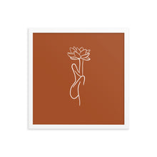 Load image into Gallery viewer, Grow yourself Framed poster

