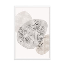 Load image into Gallery viewer, Self bloom Framed poster
