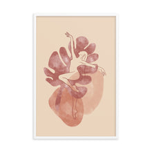 Load image into Gallery viewer, Dancing Heart Framed poster
