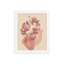 Load image into Gallery viewer, Dancing Heart Framed poster
