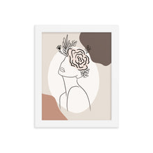 Load image into Gallery viewer, Be-you-tiful line art Framed poster
