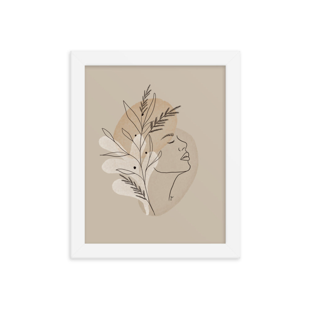 Positive Vibes Framed poster