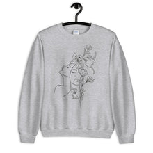 Load image into Gallery viewer, We are one Unisex Sweatshirt minimal line art
