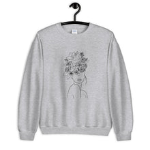 Load image into Gallery viewer, Be creative Unisex Sweatshirt minimal line drawing
