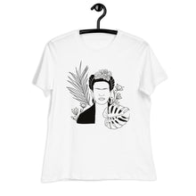 Load image into Gallery viewer, &quot;Frida&quot; floral line art Women&#39;s T-Shirt
